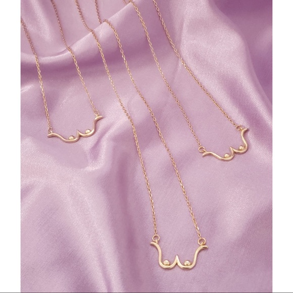 Dainty Boobie Necklace - Picture 2 of 4